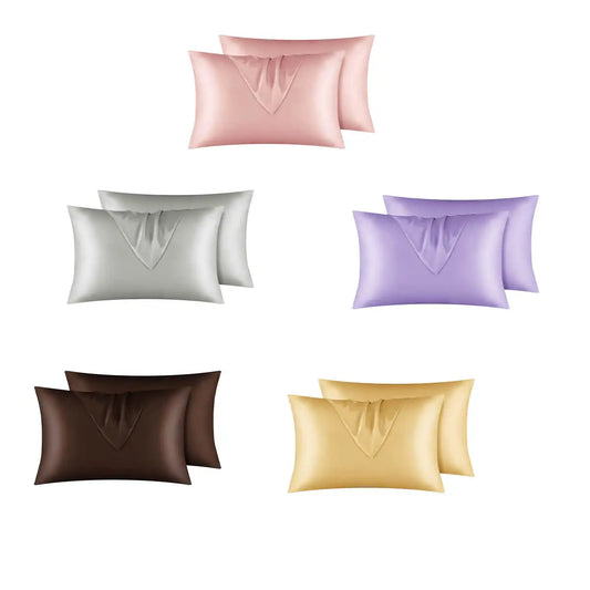 Beauty Sleep Satin Pillowcases 2/Pack